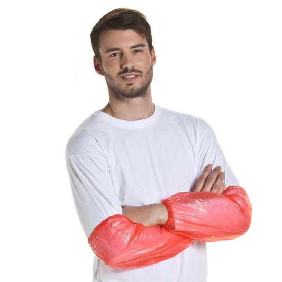 PE-Ärmelschoner MM leicht rot 