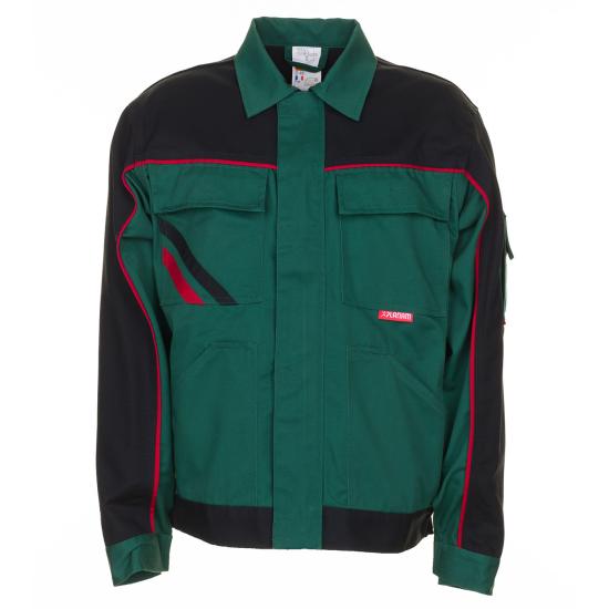 PLANAM Bundjacke HIGHLINE 50 | 2315-grün/schwz/rot