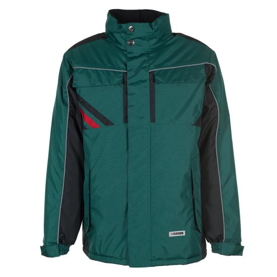 PLANAM Highline Winterjacke L | 2305-grün/schw/rot