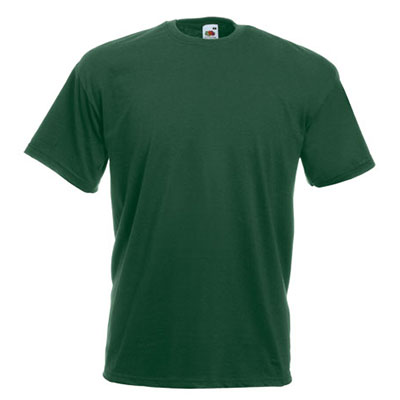 Fruit of the Loom Valueweight T-Shirt XXL | flaschengrün