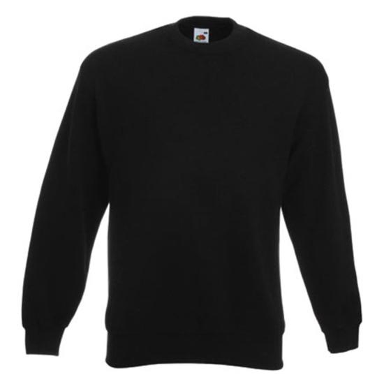 Fruit of the Loom Sweatshirt Classic Set-in L | schwarz
