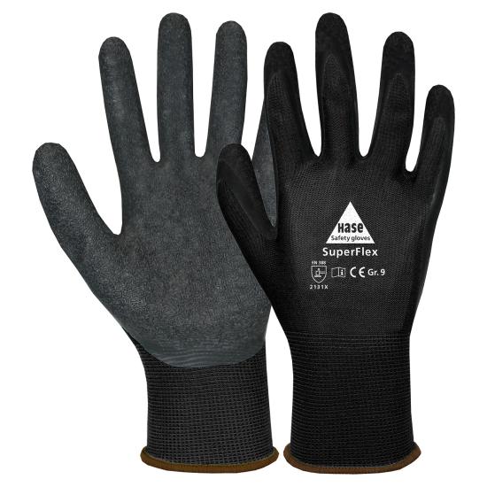 Hase Handschuh SuperFlex black 