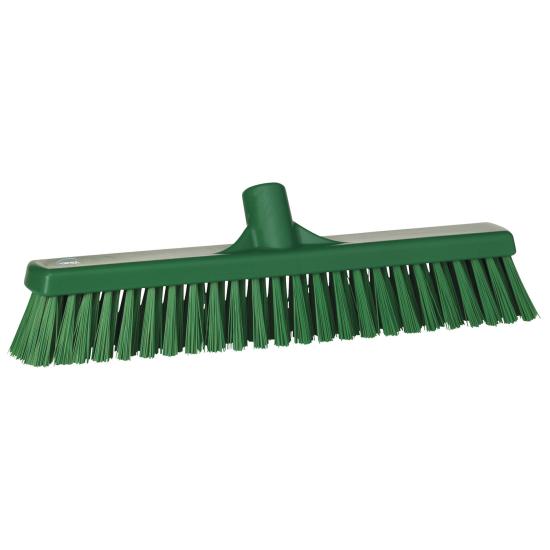 VIKAN Besen 410 mm, weich-hart 2-green