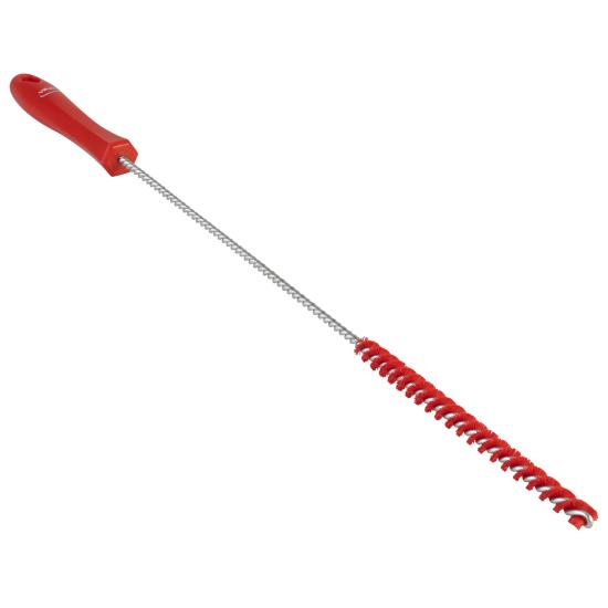VIKAN Rohrbürste mit Stiel, Ø10 mm 480 mm, hart 4-red