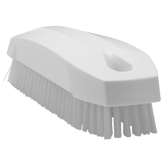 VIKAN Handbürste, Nagelbürste schmal, hart 5-white