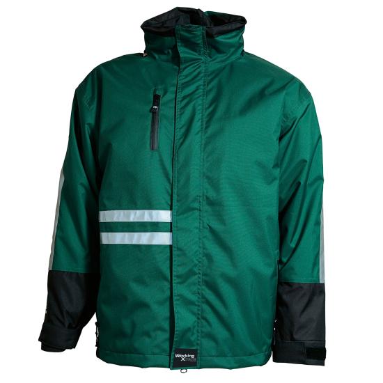 Elka Working Xtreme Winter-Regenjacke 3XL | grün/schwarz-052
