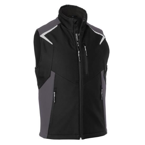 Kübler Softshell Arbeitsweste BODYFORCE Form 7125 L | schwarz/anth-9997