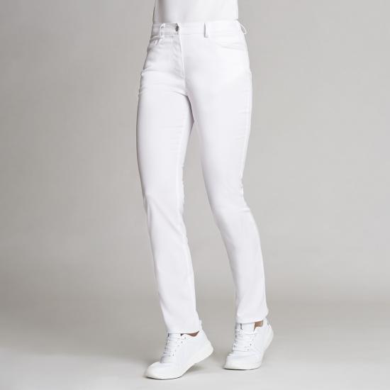 Leiber Damenhose, weiß 